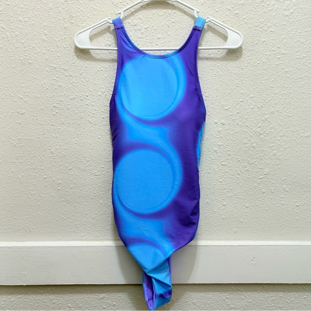 HOSBJERG FULON SWIMSUIT IN WATER CIRCLE FLAWED Size Small